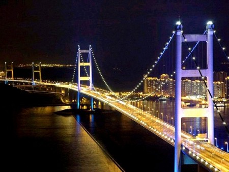 Cầu Treo Thanh Mã (Tsing Ma Bridge) ở Hồng Kông