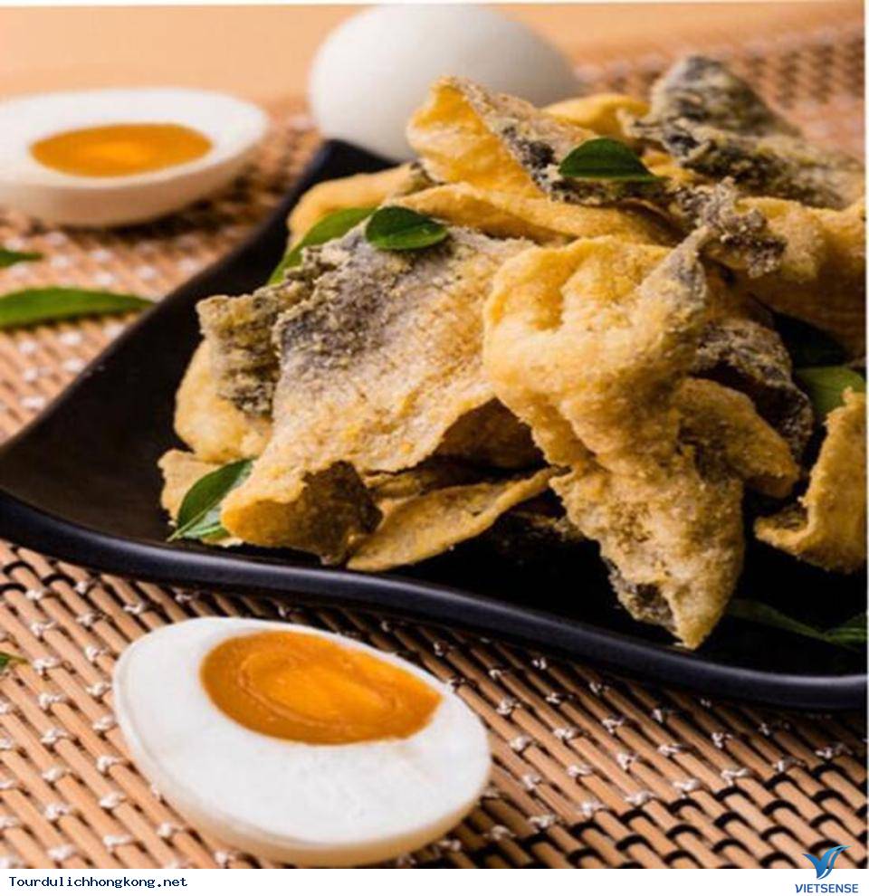 Da cá chiên giòn Da cá chiên giòn